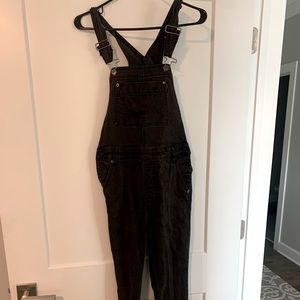 Black overalls